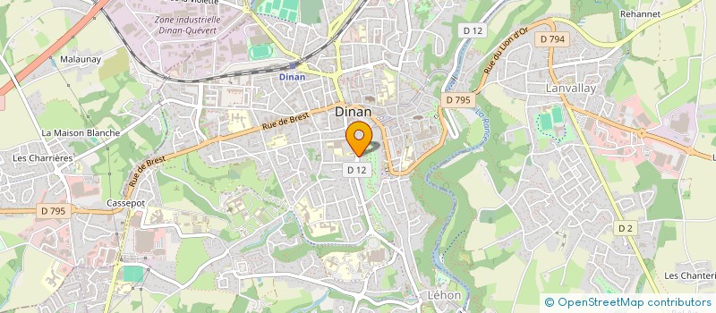 localisation de l'entreprise SCI DELAME 22  DINAN