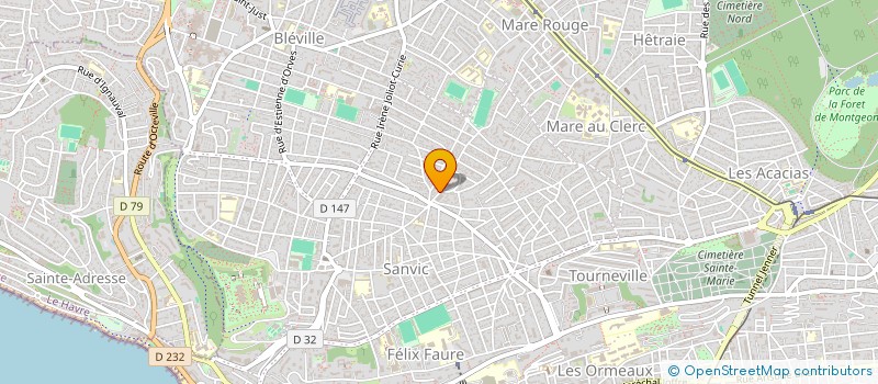 localisation de l'entreprise SCI DELAMER à LE HAVRE