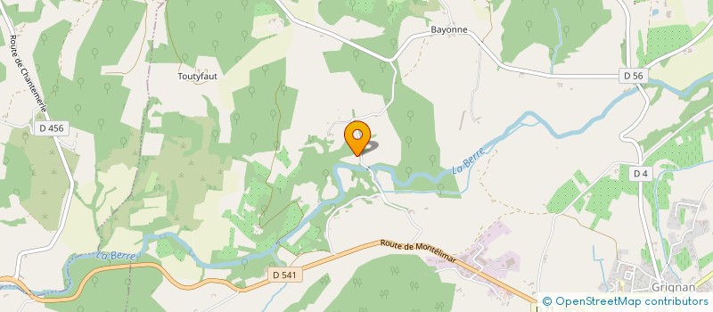 localisation de l'entreprise SCI DELAMPERE  GRIGNAN