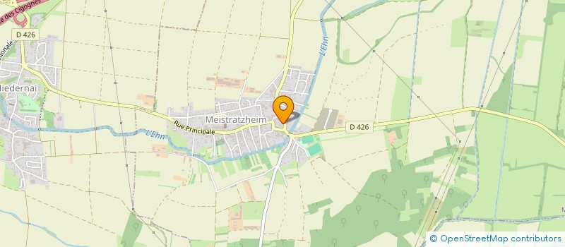 localisation de l'entreprise SCI DELANA-L  MEISTRATZHEIM