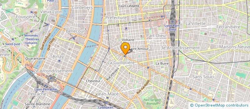 localisation de l'entreprise SCI DELANDINE  LYON