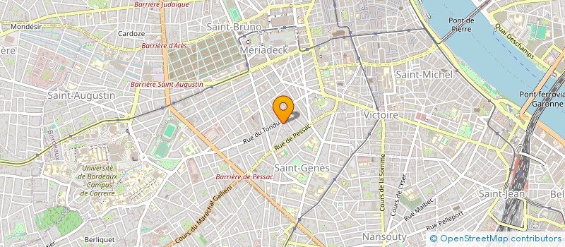 localisation de l'entreprise SCI DELANDRE  BORDEAUX