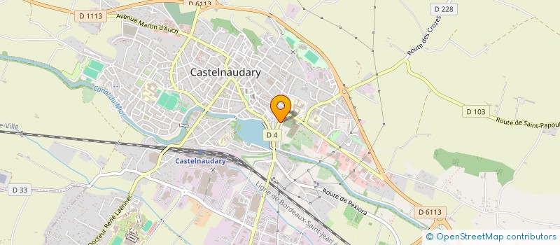 localisation de l'entreprise SCI DELANGLE  CASTELNAUDARY