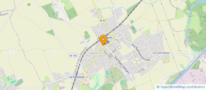 localisation de l'entreprise SCI DELANNOY  WAVRIN