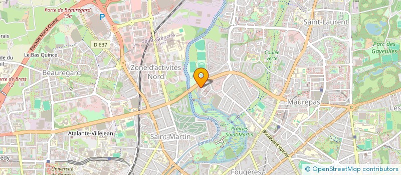 localisation de l'entreprise SCI DELANOE BERTRAND à RENNES