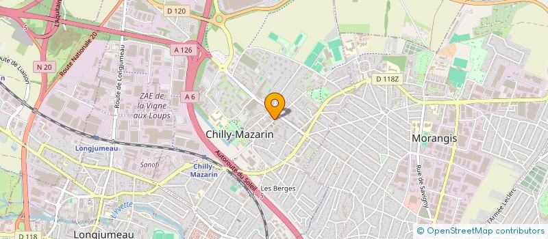 localisation de l'entreprise SCI DELANOE CASTEL  CHILLY-MAZARIN