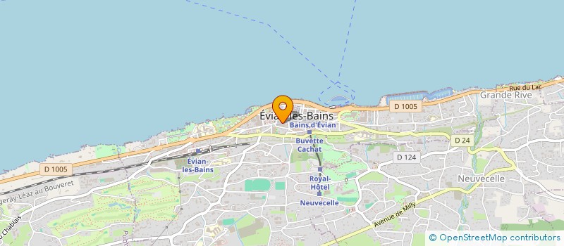 localisation de l'entreprise SCI DELAPLACE  EVIAN-LES-BAINS