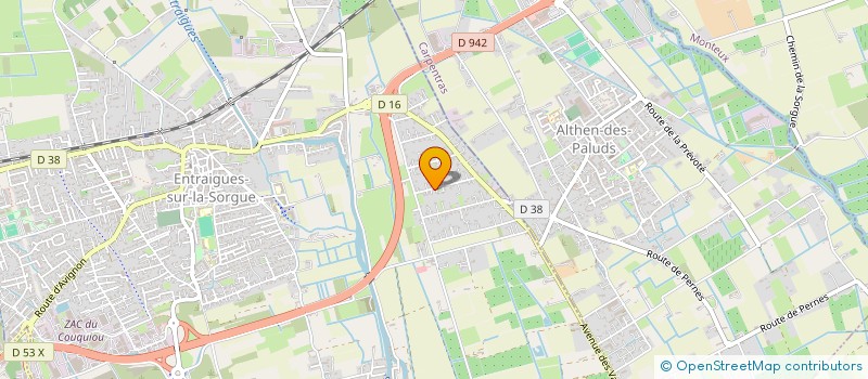 localisation de l'entreprise SCI DELAPLACE  ENTRAIGUES-SUR-LA-SORGUE