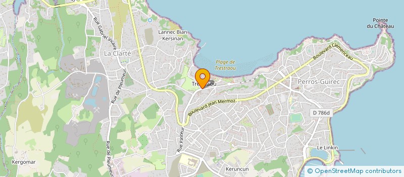 localisation de l'entreprise SCI DELAPLANCHE  PERROS-GUIREC