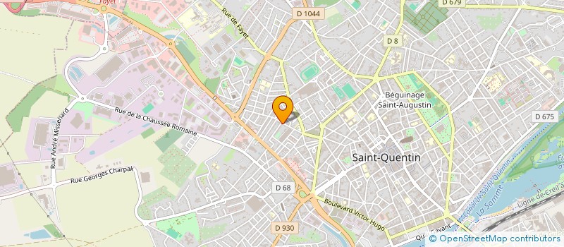 localisation de l'entreprise SCI DELAPORTE à SAINT-QUENTIN