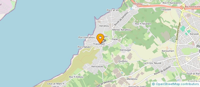 localisation de l'entreprise SCI DELAPRESQUILE  PLOUGASTEL-DAOULAS