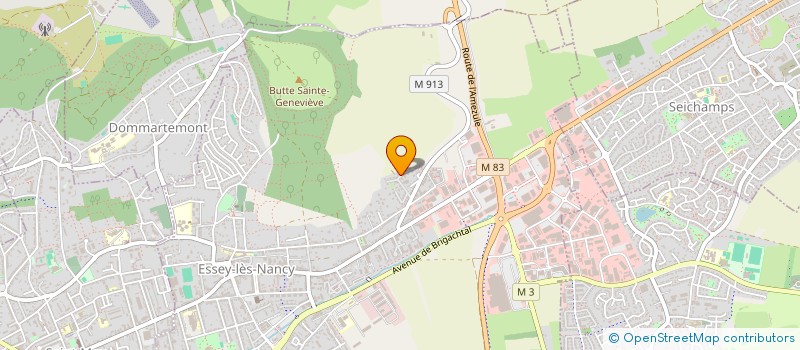 localisation de l'entreprise SCI DELAPUB  ESSEY-LES-NANCY