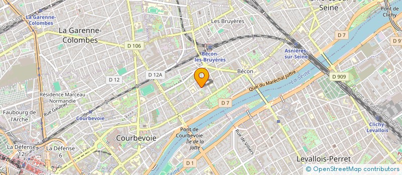 localisation de l'entreprise SCI DELAPUERTAS à COURBEVOIE