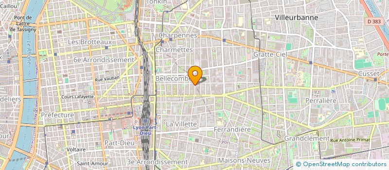 localisation de l'entreprise SCI DELARBRE  LYON