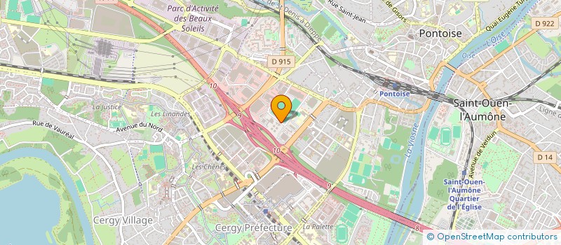 localisation de l'entreprise SCI DELARBRE  PONTOISE