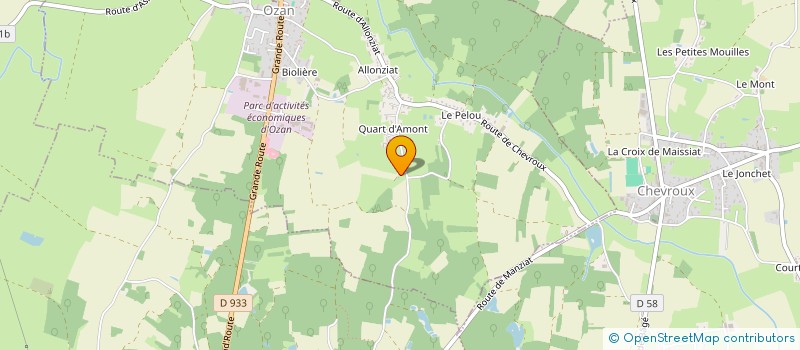 localisation de l'entreprise SCI DELARBRE MEYSSON  OZAN