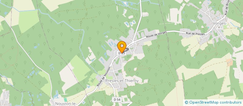 localisation de l'entreprise SCI DELARJO  BOUCONVILLE-VAUCLAIR