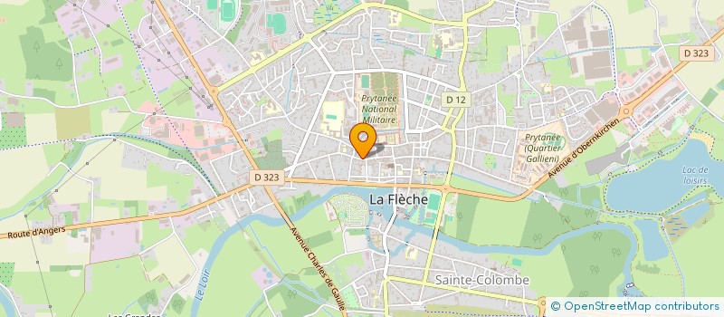 localisation de l'entreprise SCI DELAROCHE  LA FLECHE