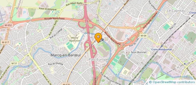 localisation de l'entreprise SCI DELARUE à MARCQ-EN-BARŒUL