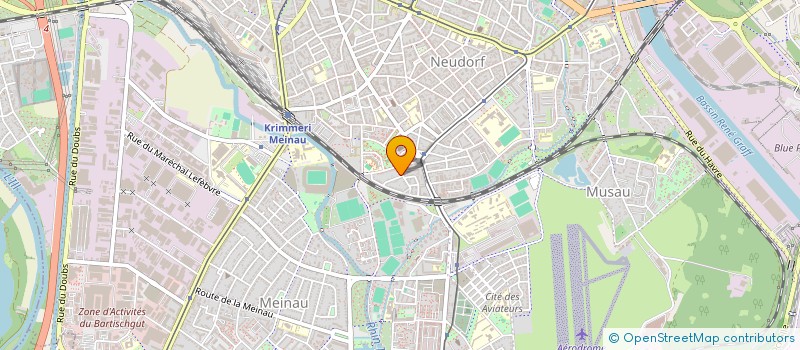 localisation de l'entreprise SCI DELARVI  STRASBOURG