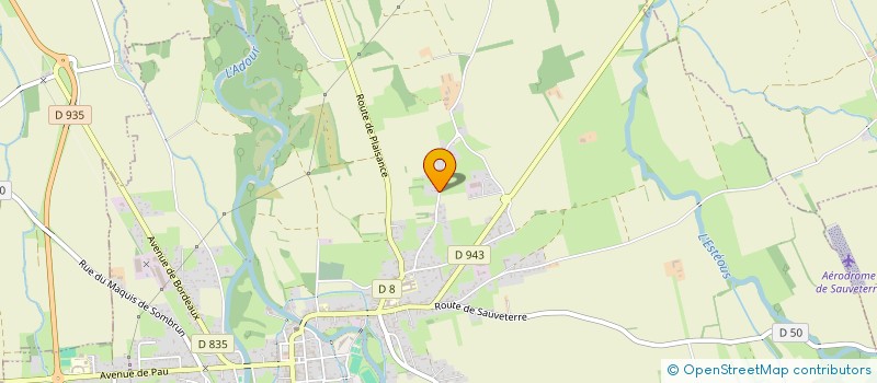 localisation de l'entreprise SCI DELAS  MAUBOURGUET