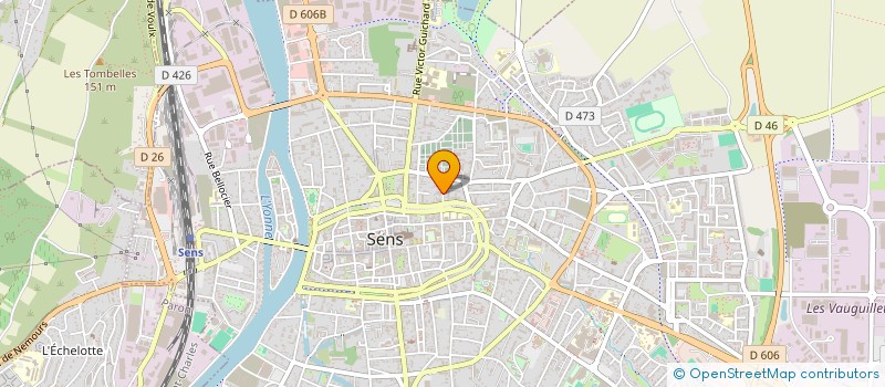 localisation de l'entreprise SCI DELAS à SENS