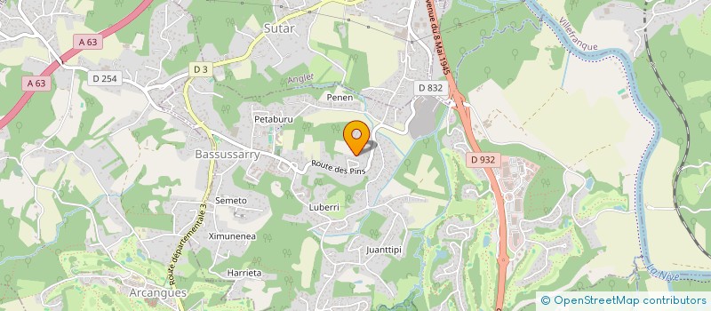 localisation de l'entreprise SCI DELASALIE à BASSUSSARRY