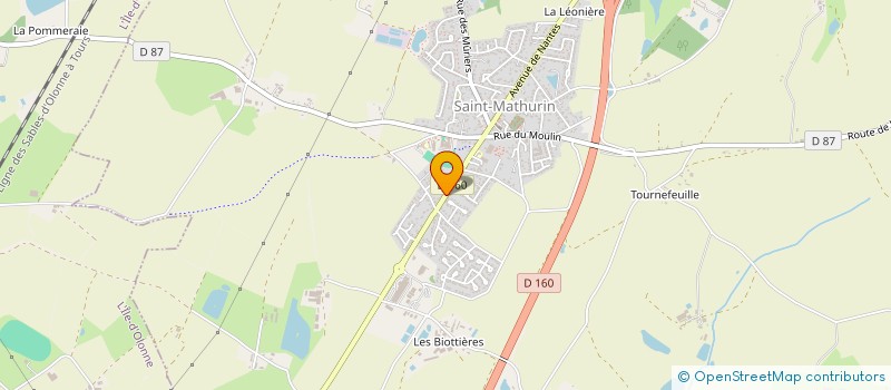 localisation de l'entreprise SCI DELASTHE  SAINT-MATHURIN