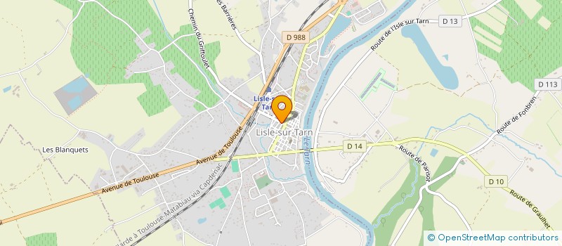localisation de l'entreprise SCI DELATIE à LISLE-SUR-TARN