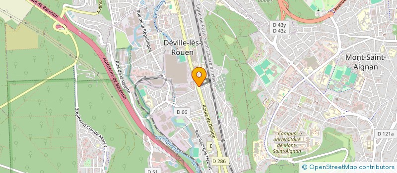 localisation de l'entreprise SCI DELATTRE  DEVILLE-LES-ROUEN