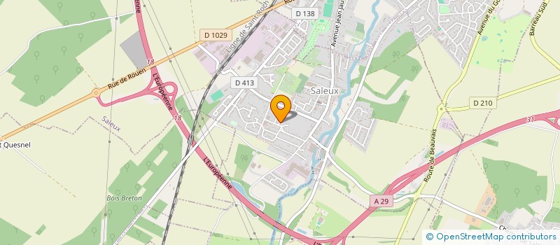 localisation de l'entreprise SCI DELATTRE  SALEUX