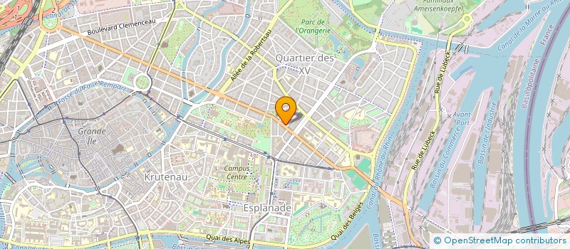 localisation de l'entreprise SCI DELATTRE  STRASBOURG