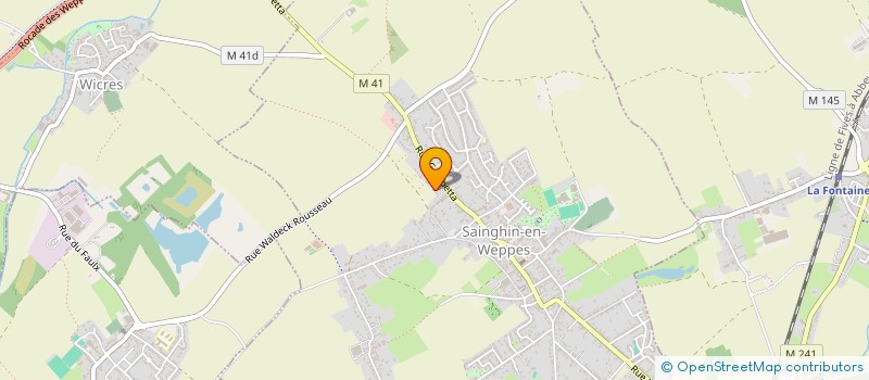 localisation de l'entreprise SCI DELATTRE ESQUERMOISE à SAINGHIN-EN-WEPPES