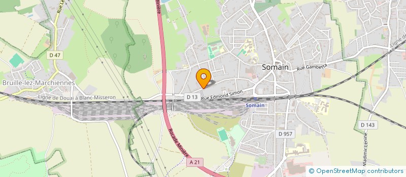 localisation de l'entreprise SCI DELATTRE-LEFEBVRE-LEROY  SOMAIN