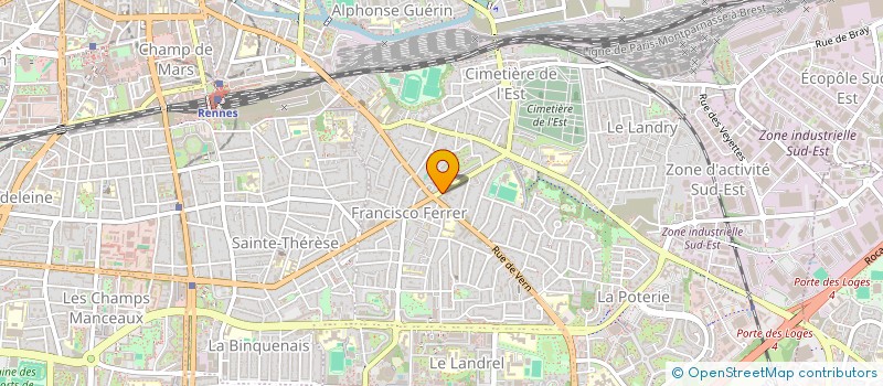 localisation de l'entreprise SCI DELATTRE-POTTIE  RENNES