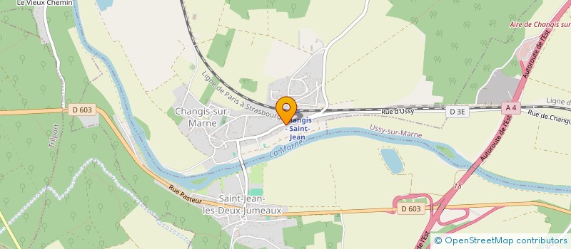 localisation de l'entreprise SCI DELAU CLEMENT  CHANGIS-SUR-MARNE