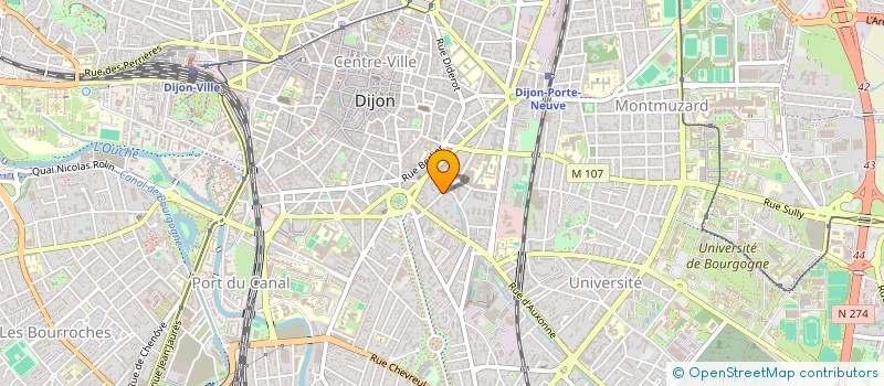 localisation de l'entreprise SCI DELAUDA  DIJON