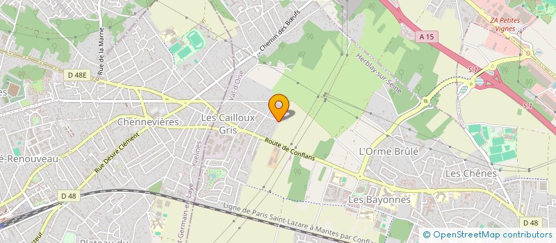 localisation de l'entreprise SCI DELAUDE  HERBLAY-SUR-SEINE