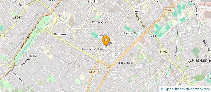 localisation de l'entreprise SCI DELAUME  ROUBAIX