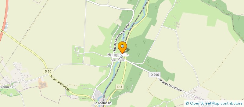 localisation de l'entreprise SCI DELAUMEL  HEUGLEVILLE-SUR-SCIE