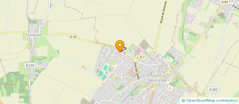 localisation de l'entreprise SCI DELAUNAY  DOUVRES-LA-DELIVRANDE
