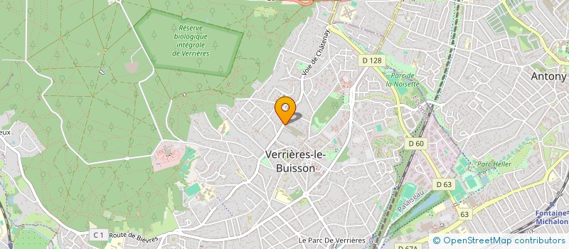 localisation de l'entreprise SCI DELAUNE 86 à VERRIERES-LE-BUISSON