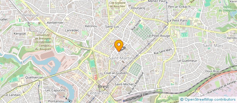 localisation de l'entreprise SCI DELAUNOUS  BREST