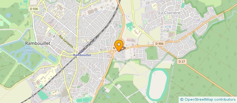 localisation de l'entreprise SCI DELAURCHRIS  RAMBOUILLET