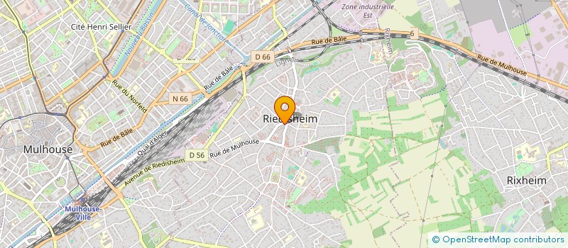 localisation de l'entreprise SCI DELAURE  RIEDISHEIM