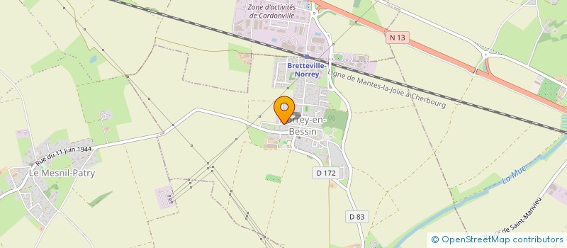 localisation de l'entreprise SCI DELAUTRE  SAINT-MANVIEU-NORREY