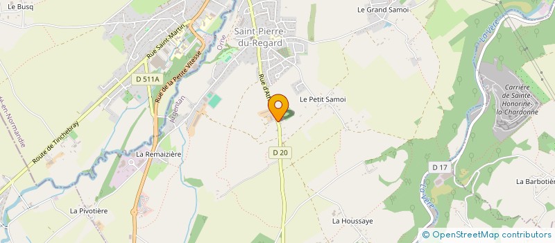 localisation de l'entreprise SCI DELAVAL à SAINT-PIERRE-DU-REGARD