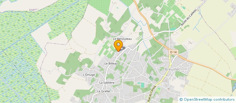 localisation de l'entreprise SCI DELAVALIER  BREUILLET