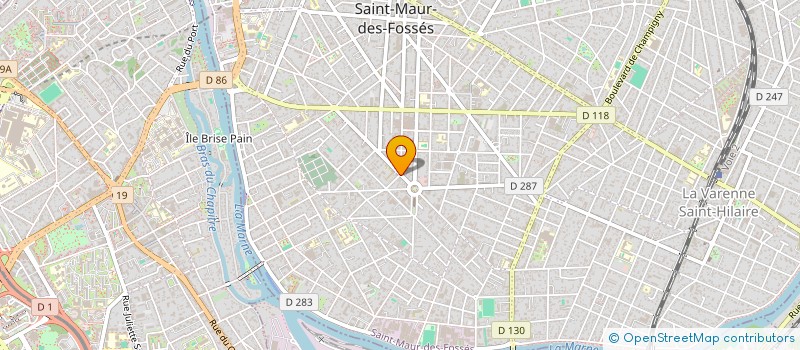 localisation de l'entreprise SCI DELAVAQUERIE IMMOBILIER à SAINT-MAUR-DES-FOSSES