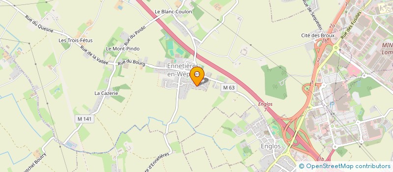 localisation de l'entreprise SCI DELAVAUX  ENNETIERES-EN-WEPPES